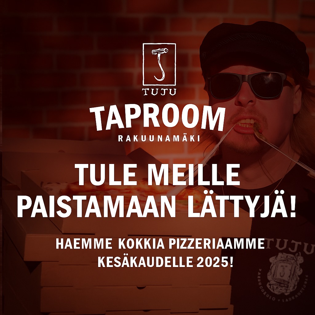 🍕HÄRREGUD! TUJULLA ON PIZZAREKRY PÄÄLLÄ!🍕
Juustopannarit liikkuvat, joten tarvitaankin lisää pizzaporukkaa sesongin ajaksi! Nyt on mahdollisuus päästä Etelä-Karjalan nopeimmin kasvavan taproomin riveihin! Tuju Taproom hakee kokkia loppukesäksi 2025!
Etsimme siis hauskaan tiimiimme kokkia elokuun loppuun asti (tai muuten sovitusti).
Olethan rivakka - rekry sulkeutuu heti sopivan työtekijän löytyessä.
Keittiön työntekijöiltä edellytämme voimassa olevaa hygieniaosaamistodistusta.
Vapaamuotoiset hakemukset ja lisätietoja sähköpostitse
🍕markus@panimotuju.fi
Lisätietoja löydät https://linktr.ee/panimotuju