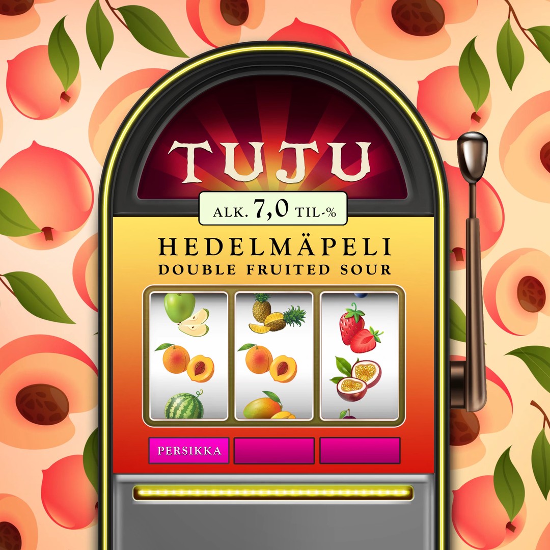 *** HANA- JA PÖNIKKÄJULKAISU! ***
🍑Hedelmäpeli - Persikka, lisää persikkaa, passionhedelmä 7,0% | Double Fruited Sour Ale🍑
Ohhoh, nyt putosi persikka penkkiin! Sen verran iso potti tällä kertaa, että persikkanetto on tosiasia!
Ei sitten menty persikka edellä puuhun, vaan mummorulla pyöräyttää ja vatkaa raaka-aineluetteloon riittävästi persikkaa! Mehukas persikka kohtaa lisää persikkaa ja saa kaverikseen vielä passionhedelmää. Överitrooppinen, kevyen happaman kirpeä mutta samalla raikas ja pehmeän mehevä hedelmäpommi, joka valuu nielusta alas kuin nestemäinen tikkukaramelli!
Saatavilla tällä viikolla pönikästä Tuju Taproomilta sekä ravintoloista kautta maan!