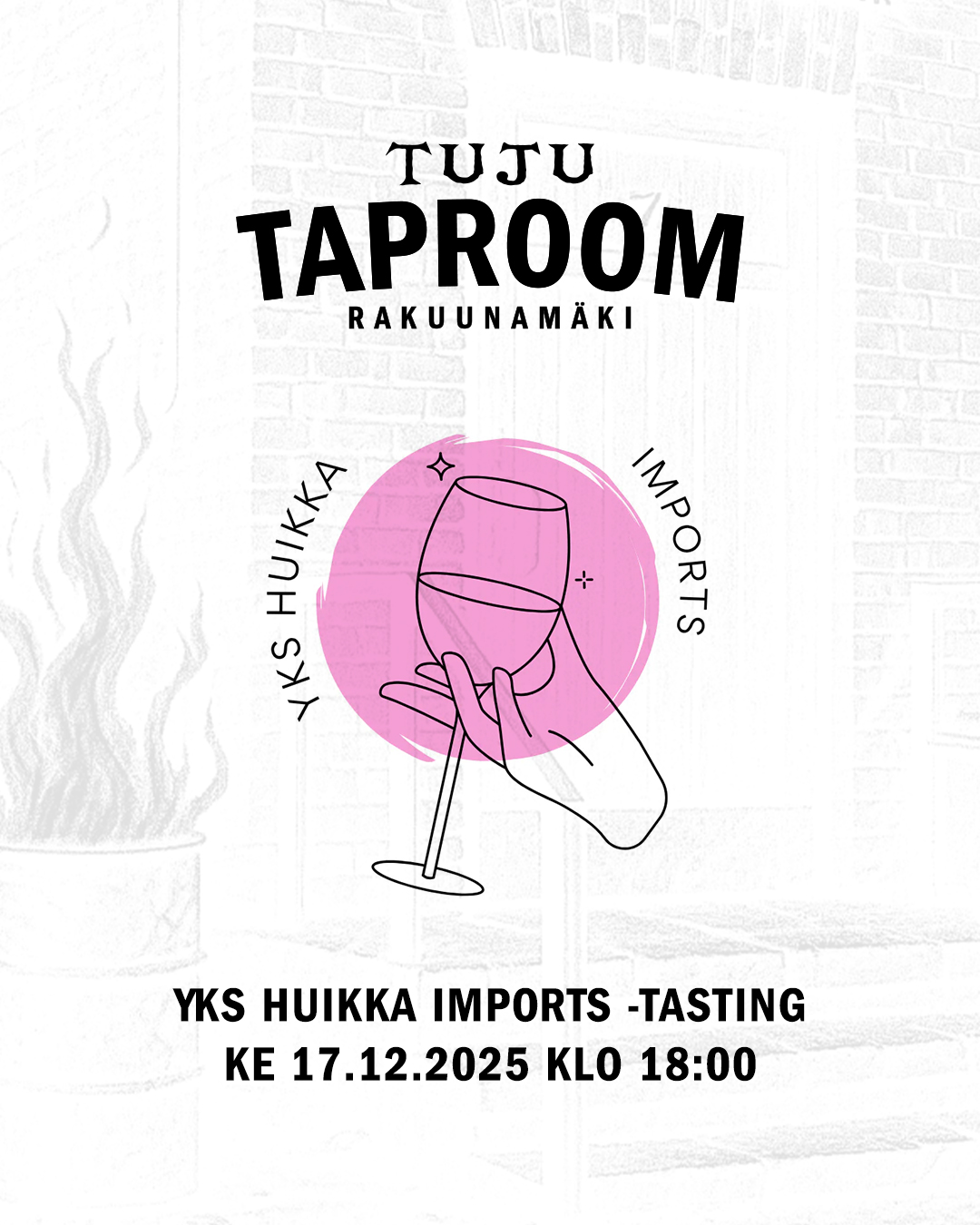 Kuulkaas tätä pahapyllyt! Tuju Taproomissa on Yks Huikka -tasting ke 17.12.2025 klo 18:00! Jos näet hyllyillä kovimpien jenkkien ja kanadalaisten tuoreita purkkeja, niin ne on luultavasti tuonut maahan @ykshuikka Imports. Yks Huikka Importsin tuomissa tuotteissa on hyvin rajattu saatavuus ja jakelukanavat on suunniteltu jo hyvin ennakkoon.Tastingin tulee pitämään edustajana toimivat Bence Czura ja Anna Zajícová, joten varauduthan, että tasting käydään englanninkielellä. Tässä tummanpuhuvassa tastingissa maistellaan mm. @3sonsbrewingco tuotantoa. MISSÄ: Tuju Taproom (Soittokunnanraitti 3)MILLOIN: keskiviikkona 17.12.2025 klo 18.00Liput: https://www.panimotuju.fi/tuote/paasylippu-ykshuikka-tasting-17-12-2025-klo-1800/