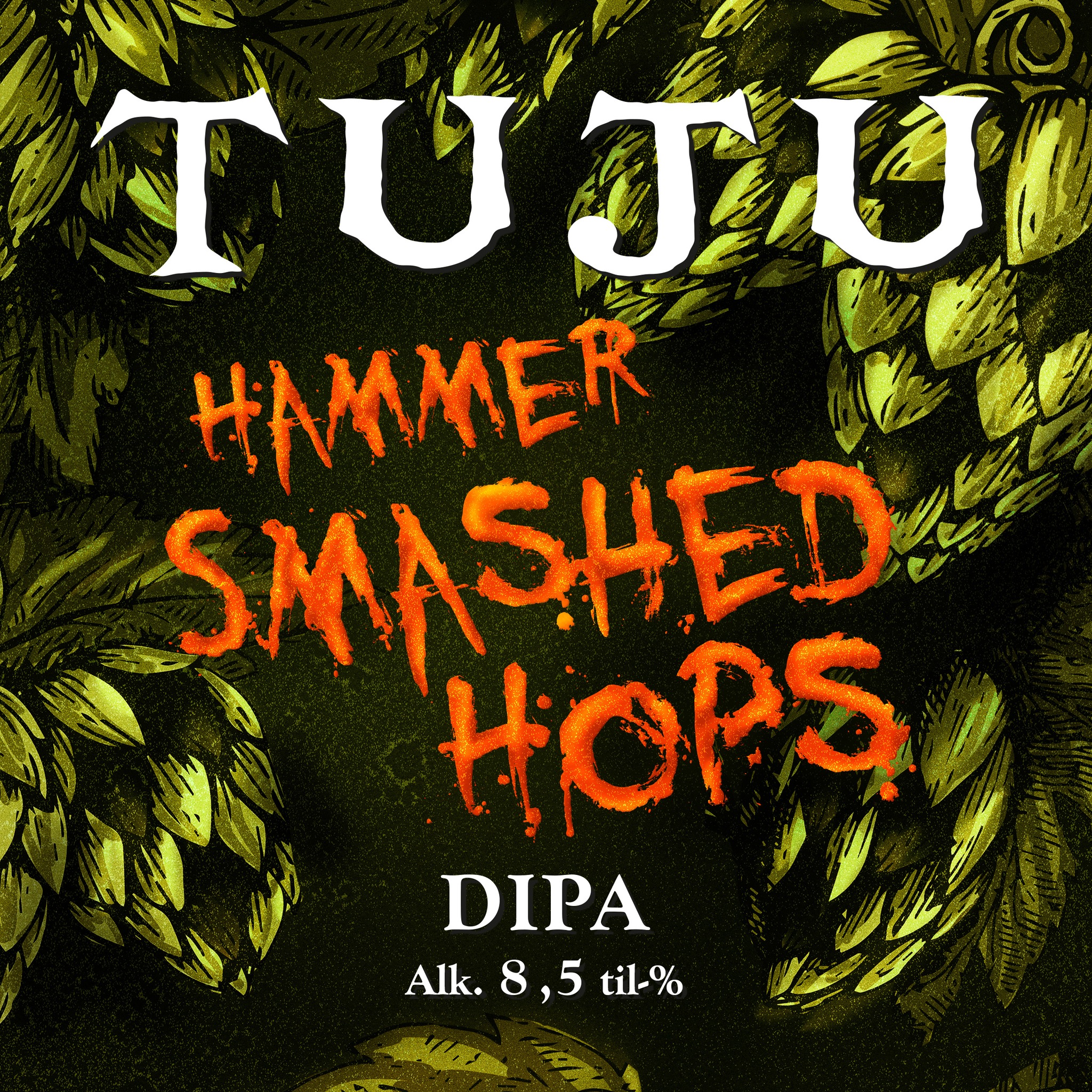 *** HANA- JA PÖNIKKÄJULKAISU! ***
🪱️Hammer Smashed Hops 2026 | 8,5% | DIPA | Citra, Cryo Mosaic, Idaho 7, El Dorado⚰️

Jokin sisälläni… se haluaa päästä ulos.
Vereni käy kylmäksi. Sisälläni asuu toinen olento. Humalan lisääminen ei ole enää valinta… se on elämäntapa. Leka on nyt työkaluni, kun se iskee humalia tankkiin ilman armoa.

Kyllähän te tiedätte, mille biisille tämä olut on tribuutti. Cannibal Corpse, tuo Ace Venturan suosikkiyhtye, on yksi panimon gramofonissa jatkuvasti pyörivistä artisteista. Alun perin uramme alkuaikoina tehty DIPA on nyt saatettu vuoteen 2026, jolloin kuivahumalointi viedään vielä pidemmälle kuin ennen. Hammer Smashed Hops on brutaali esitys, jossa Citra, Cryo Mosaic, Idaho 7 ja El Dorado kuorivat itsensä ja paljastavat itsensä sellaisina kuin ne oikeasti ovat.

Täyteläinen humalasoppa iskee heti vastaan, tiheänä ja painavana. Citra purskauttaa sisälmyksensä esiin, Cryo Mosaic pinoaa päälle syvän trooppisen massan, Idaho 7 lisää marmeladista purentaa ja yrttistä särmää, kun El Dorado riipii kokonaisuuden kivihedelmäisellä, lähes liköörimäiseen lämpöön yltävällä otteella.

Kokonaisuus on armoton.

Bönex time osoitteessa https://www.panimotuju.fi/tuote/hammer-smashed-hops-85/