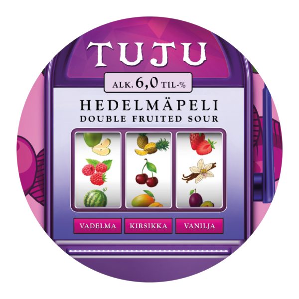 Hedelmäpeli - Vadelma, Kirsikka, Vanilja 6,0%