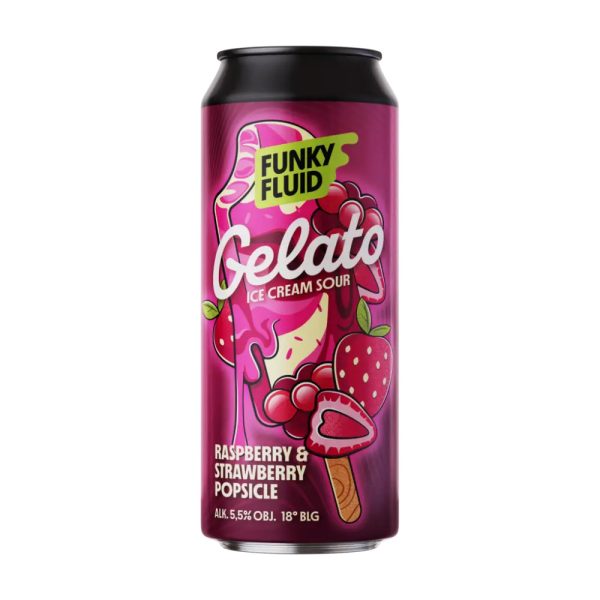 Funky Fluid (PL) - Gelato: Raspberry Strawberry Popsicle 5,5%
