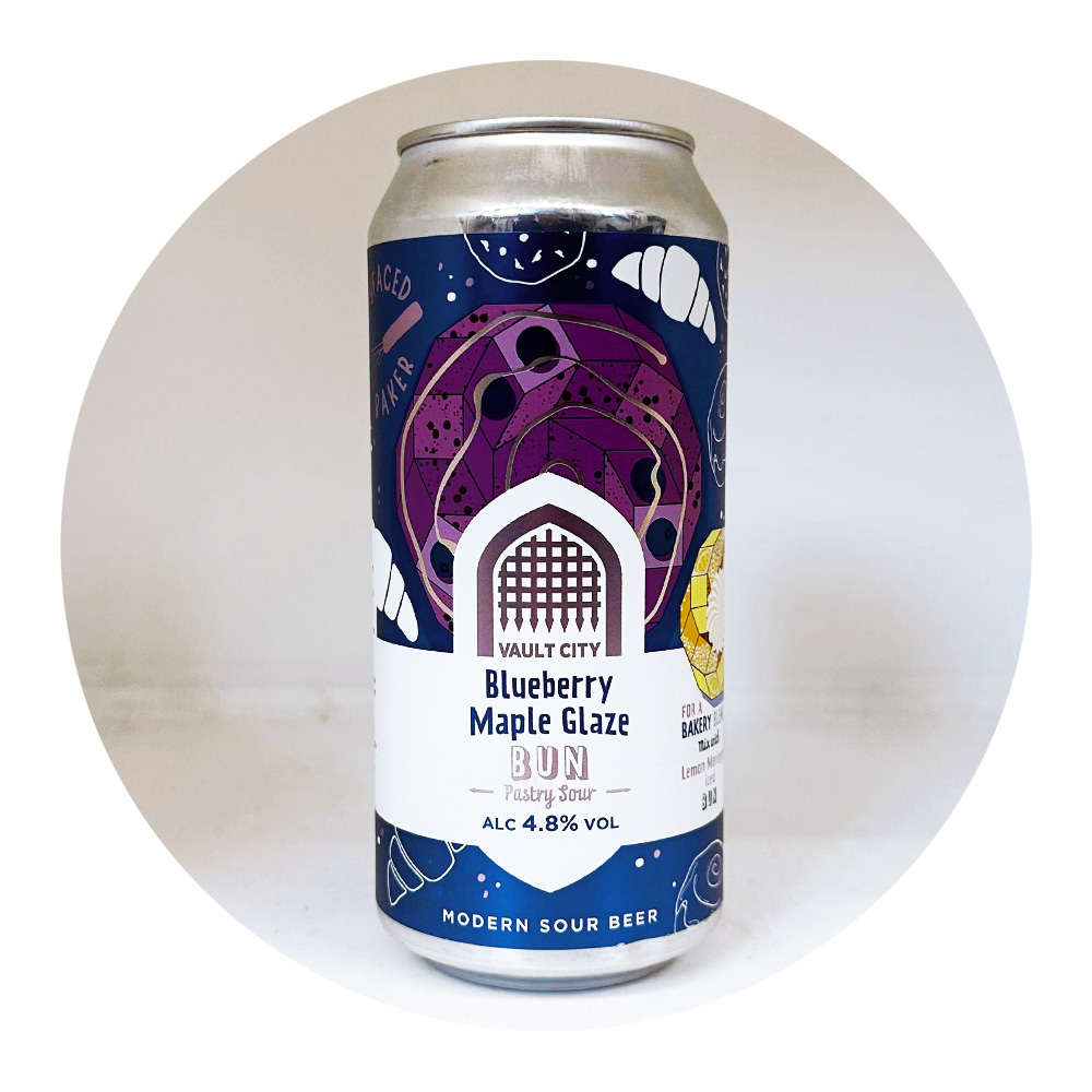 Vault City (SCO) x Babyfaced Baker - Blueberry Maple Glaze Bun 4,8%